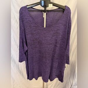 Catherines Purple Space Dye Tunic
